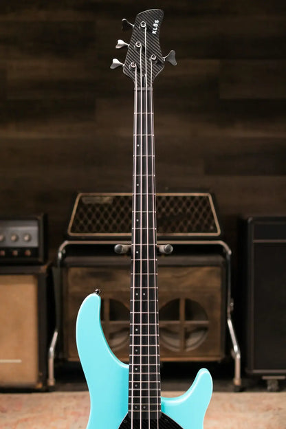 KLOS Apollo IV Electric Bass - Paulownia Aqua with Gig Bag