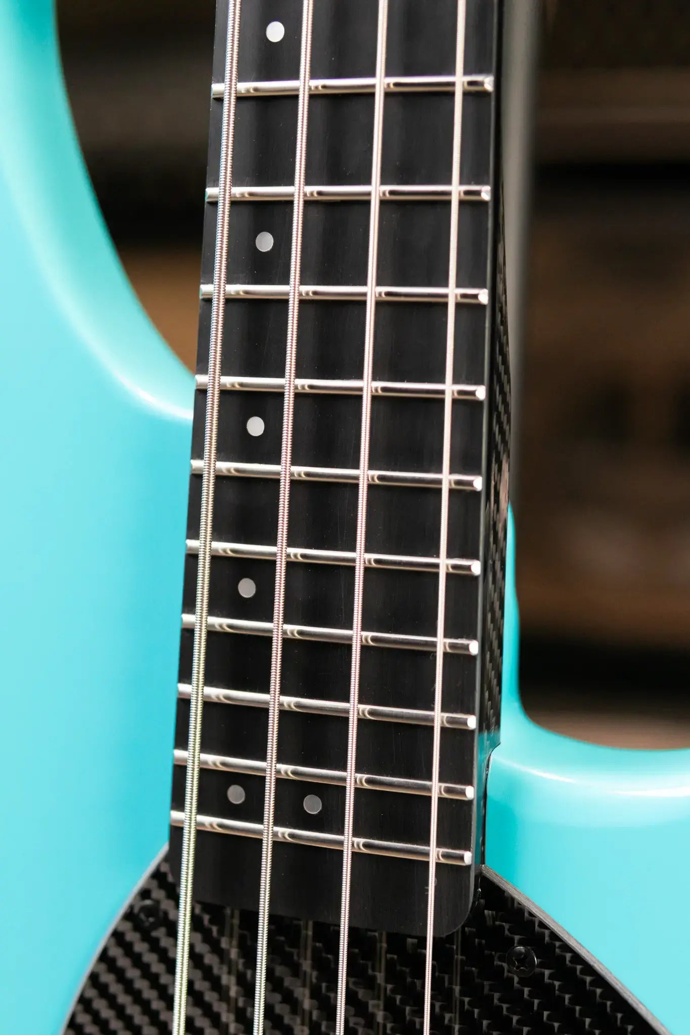 KLOS Apollo IV Electric Bass - Paulownia Aqua with Gig Bag