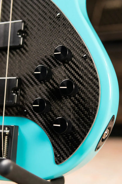 KLOS Apollo IV Electric Bass - Paulownia Aqua with Gig Bag