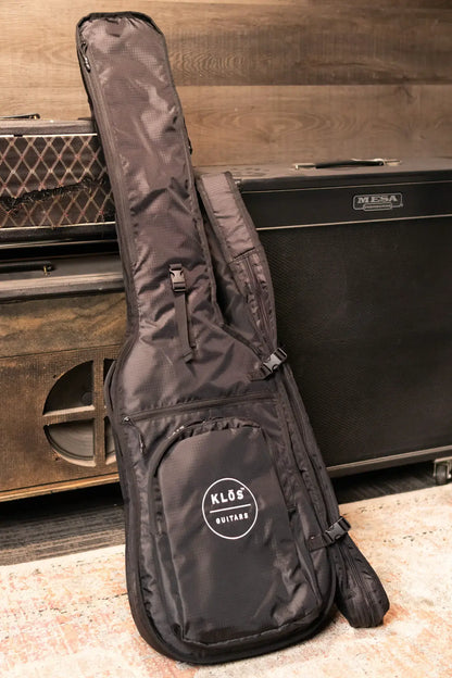 KLOS Apollo IV Electric Bass - Paulownia Aqua with Gig Bag