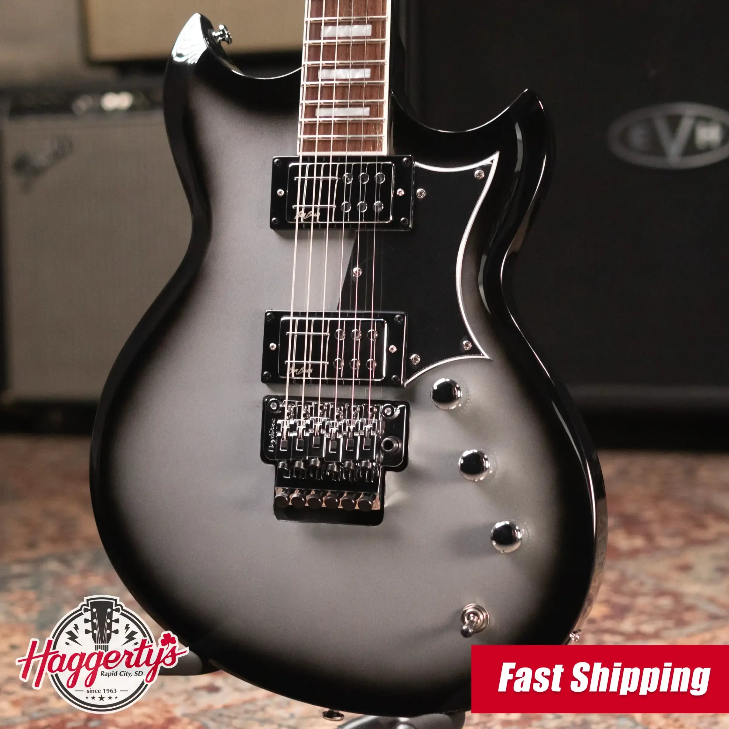 Reverend Bob Balch Signature FR Electric Guitar - Silver Burst