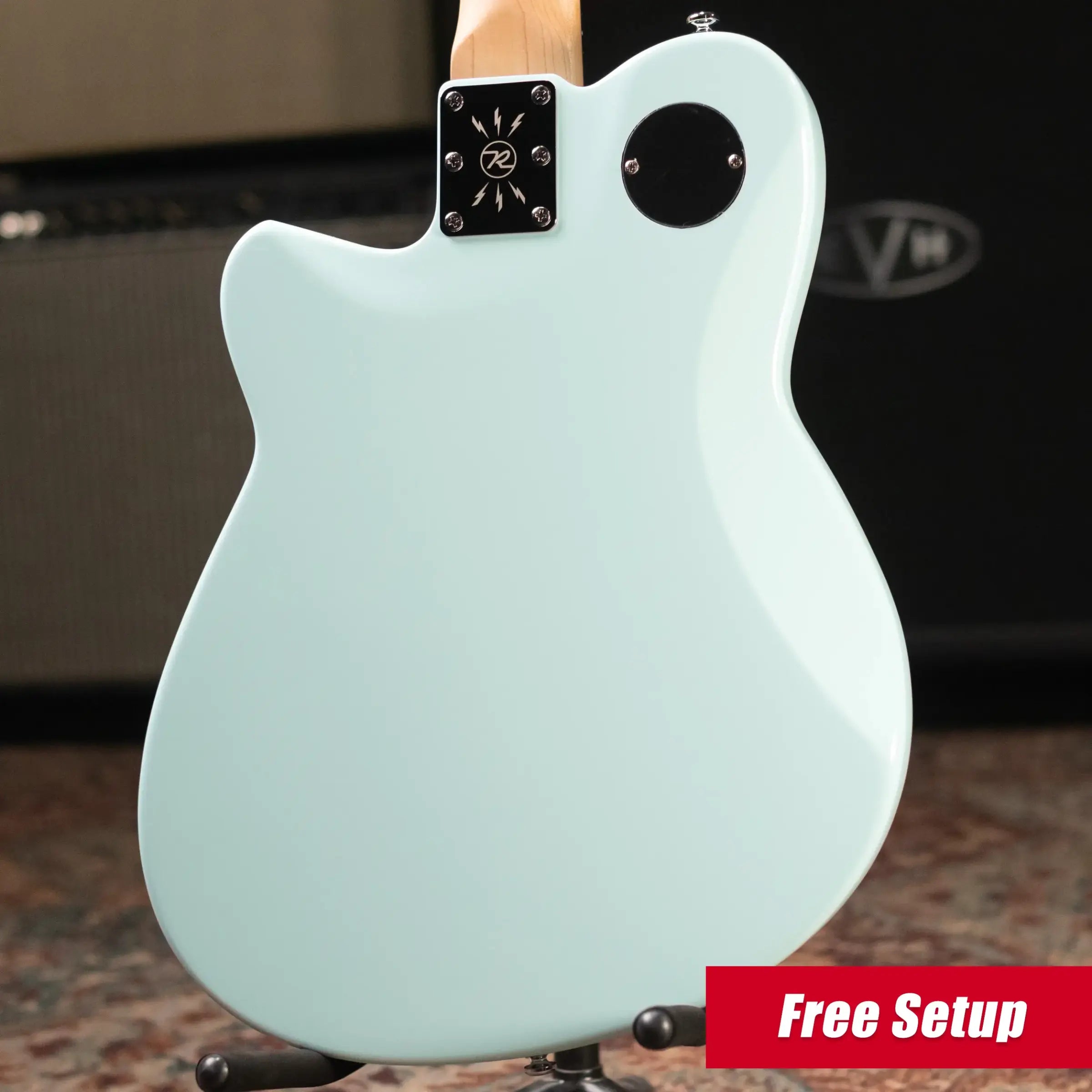 Reverend Charger 290 Bigsby Electric Guitar - Chronic Blue