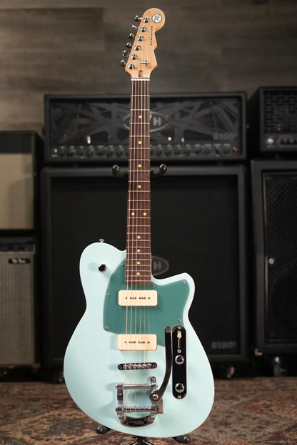 Reverend Charger 290 Bigsby Electric Guitar - Chronic Blue
