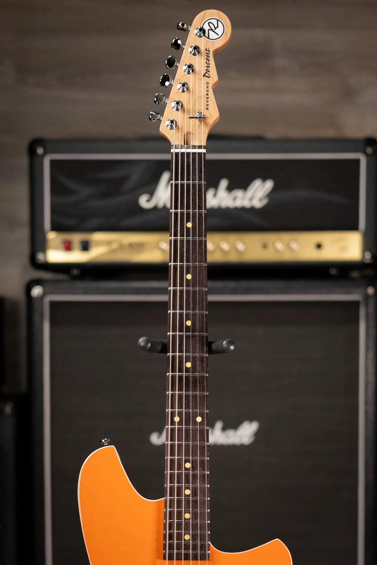 Reverend Descent Wilkinson Baritone Electric Guitar - Baked Orange