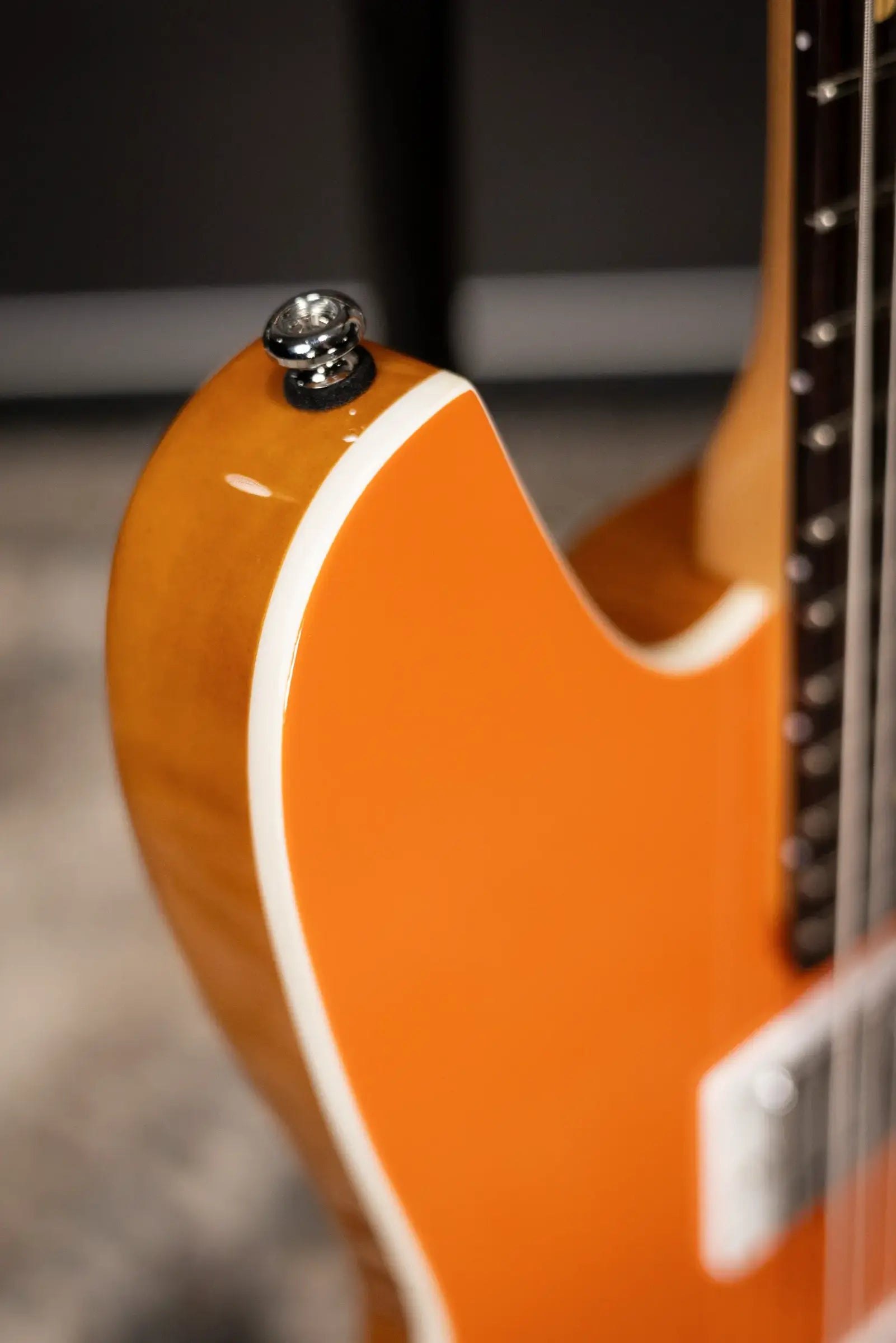 Reverend Descent Wilkinson Baritone Electric Guitar - Baked Orange