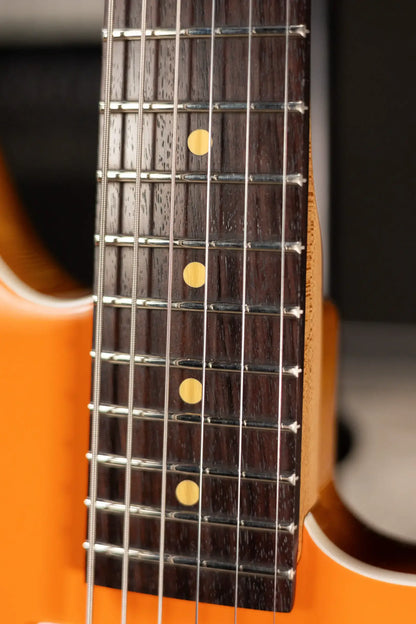 Reverend Descent Wilkinson Baritone Electric Guitar - Baked Orange
