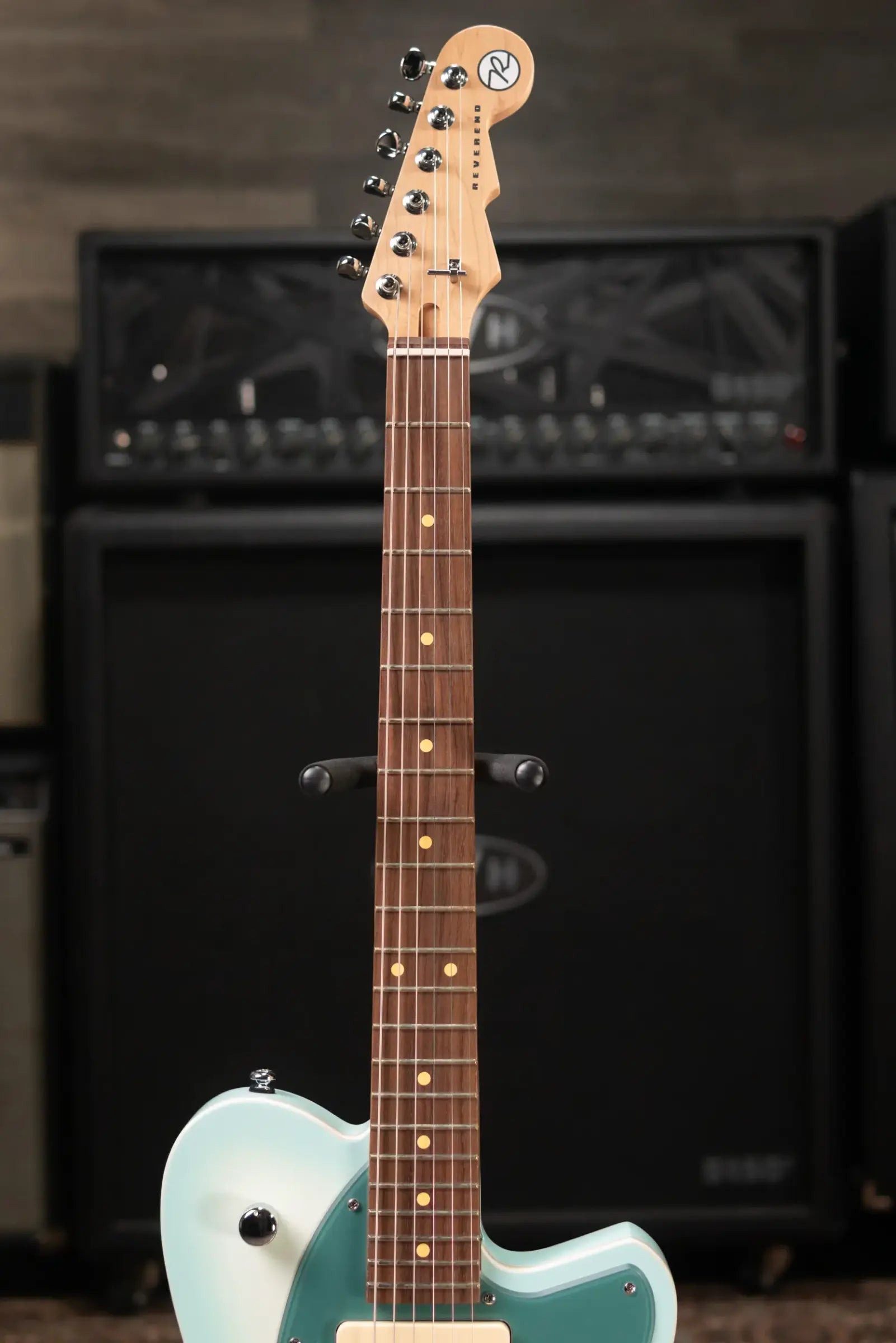 Reverend Double Agent OG Electric Guitar - Chronic Blue Burst
