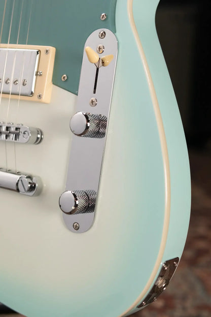 Reverend Double Agent OG Electric Guitar - Chronic Blue Burst