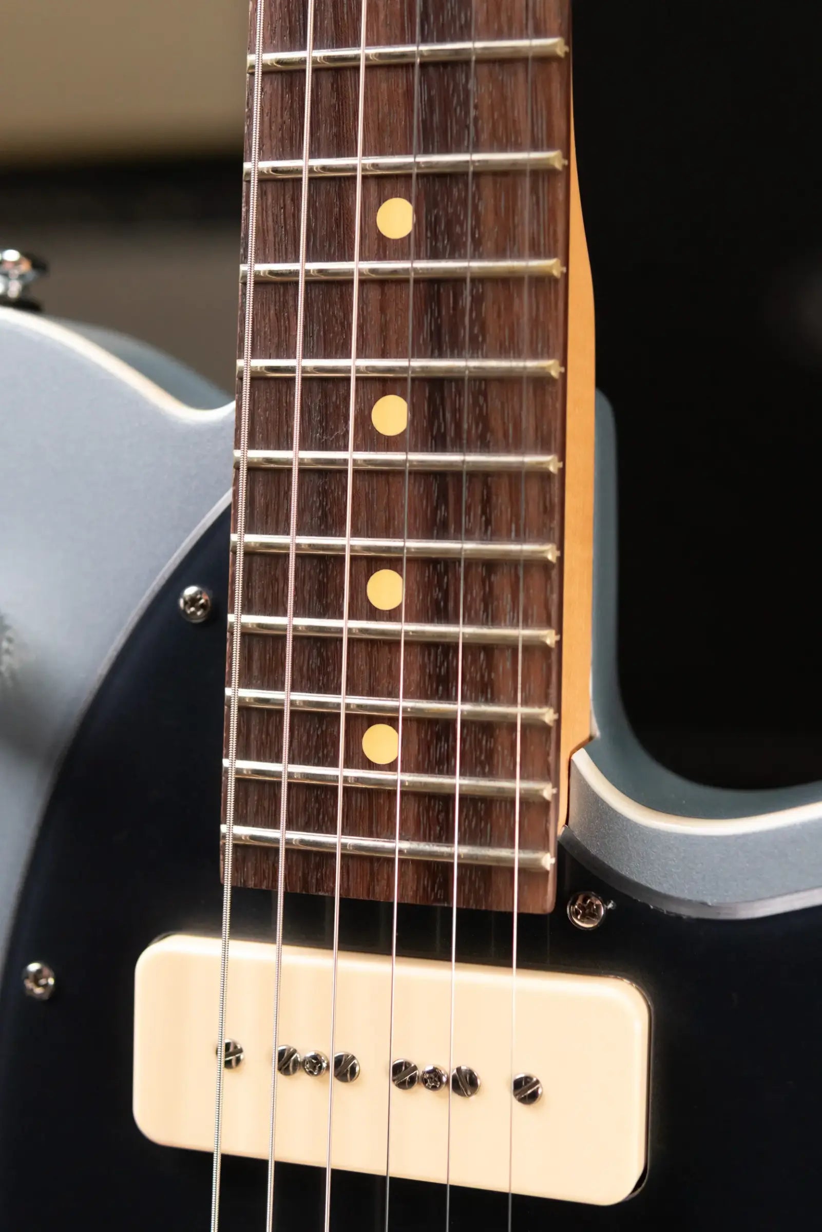 Reverend Double Agent OG Electric Guitar - Metallic Silver Freeze