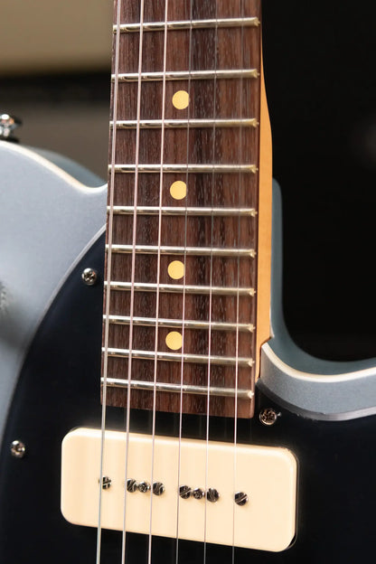 Reverend Double Agent OG Electric Guitar - Metallic Silver Freeze