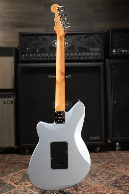 Reverend Double Agent W Electric Guitar - Metallic Silver Freeze