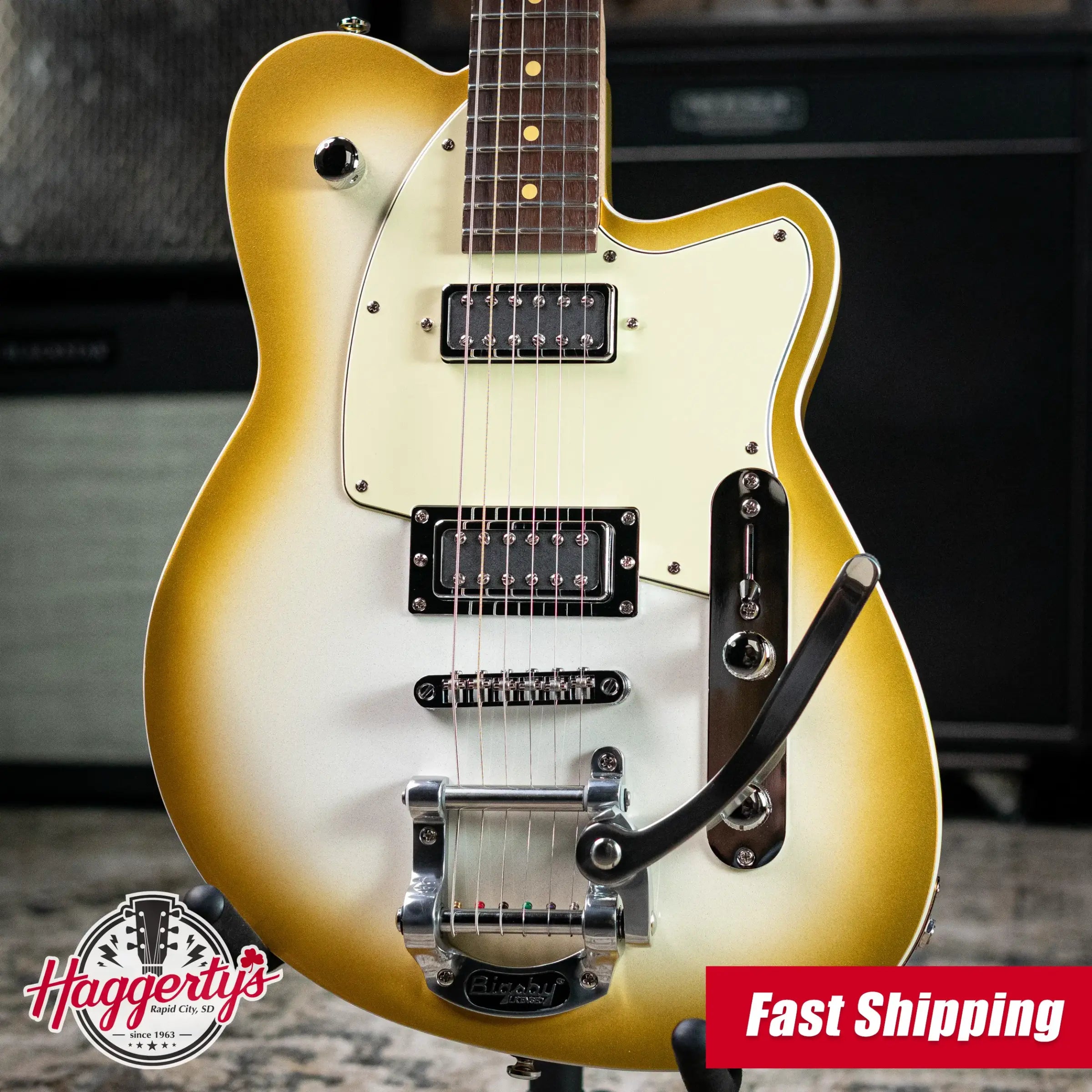 Reverend Flatroc Solidbody Electric Guitar - Venetian Pearl