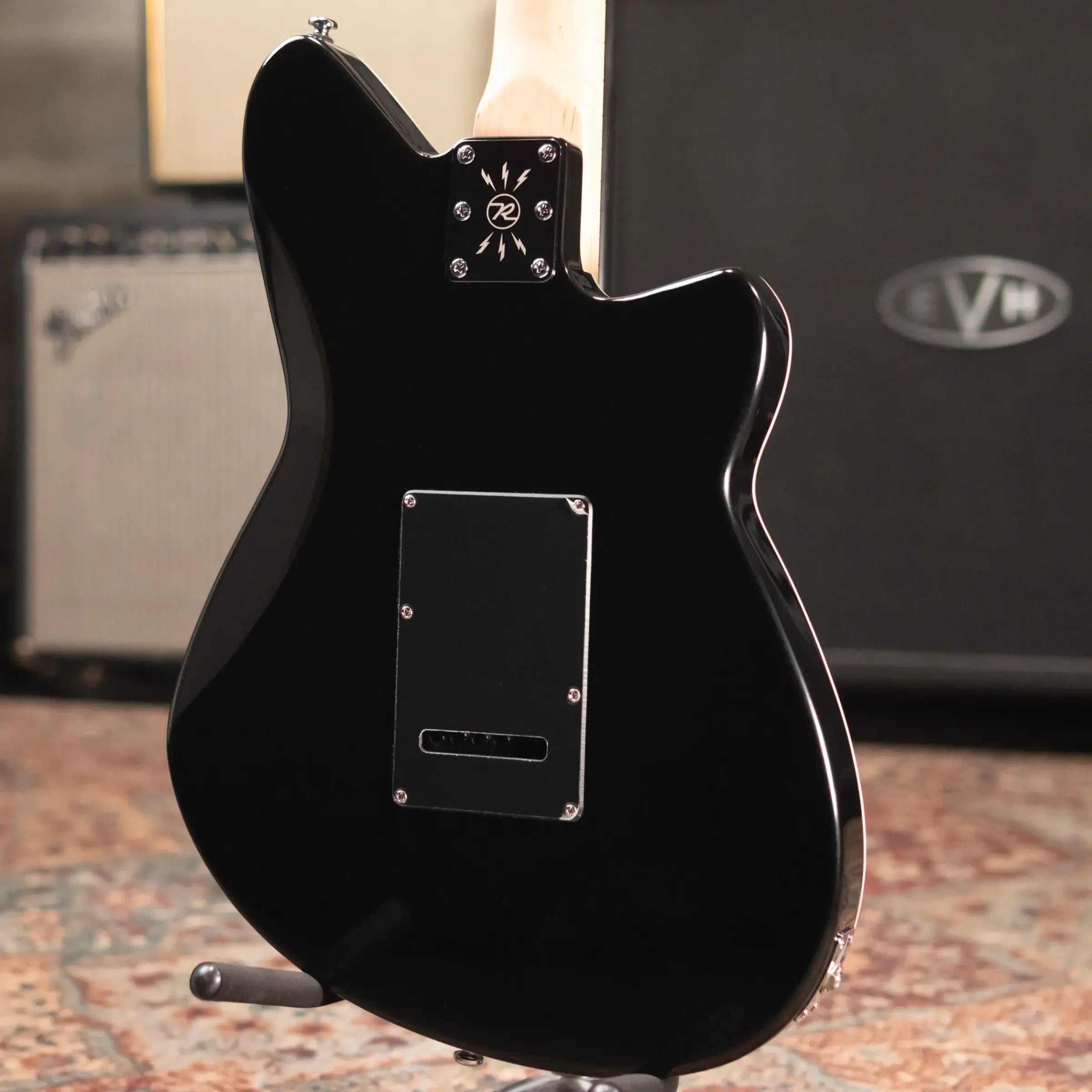 Reverend Jetstream 390 Left-Handed Electric Guitar - Midnight Black