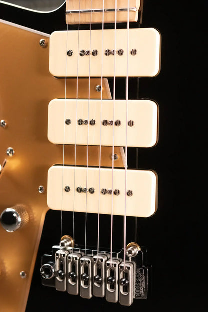 Reverend Jetstream 390 Left-Handed Electric Guitar - Midnight Black
