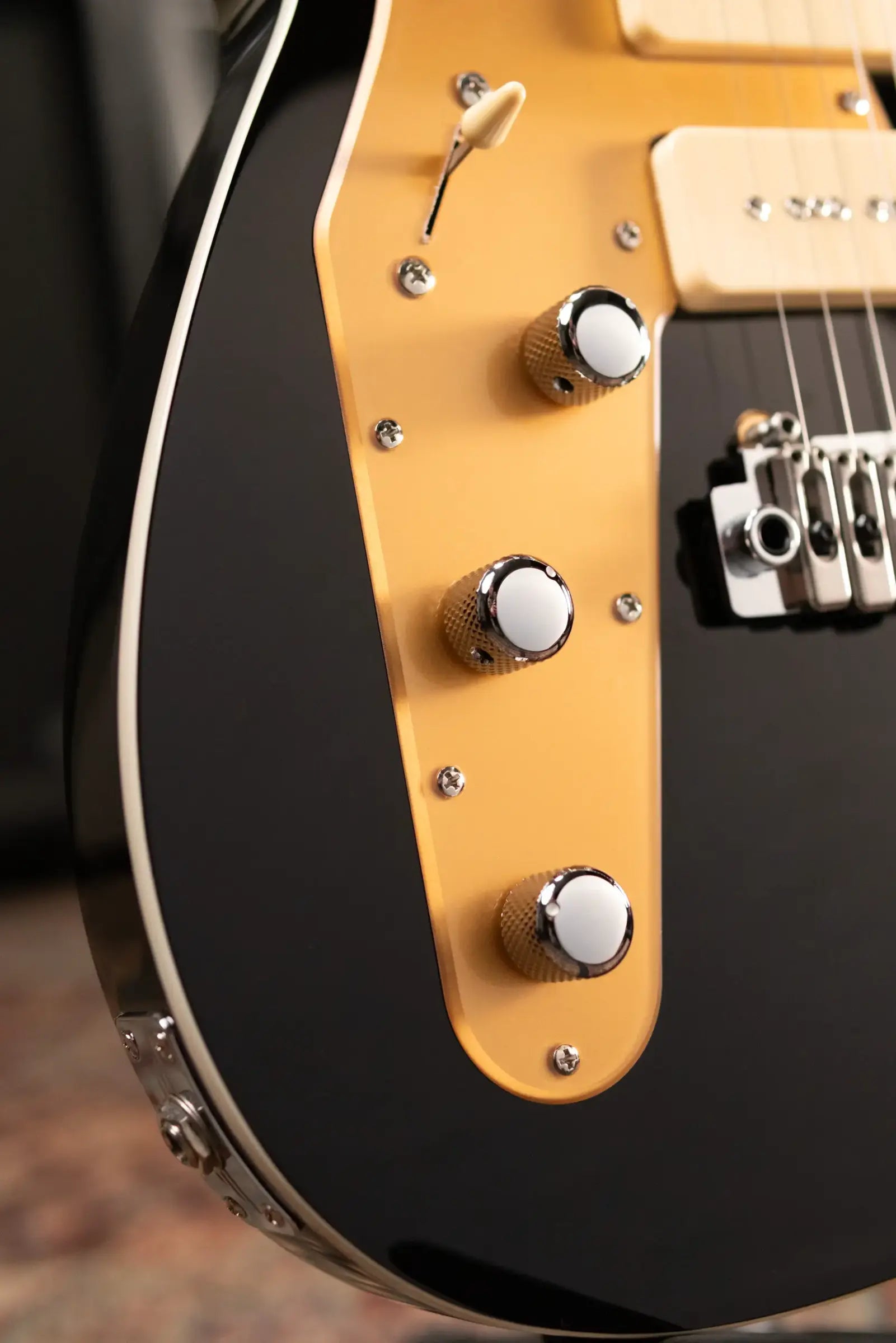 Reverend Jetstream 390 Left-Handed Electric Guitar - Midnight Black