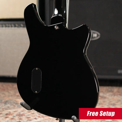Reverend Matt West Signature Wiz-1 Electric Guitar - Midnight Black