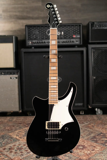 Reverend Matt West Signature Wiz-1 Electric Guitar - Midnight Black