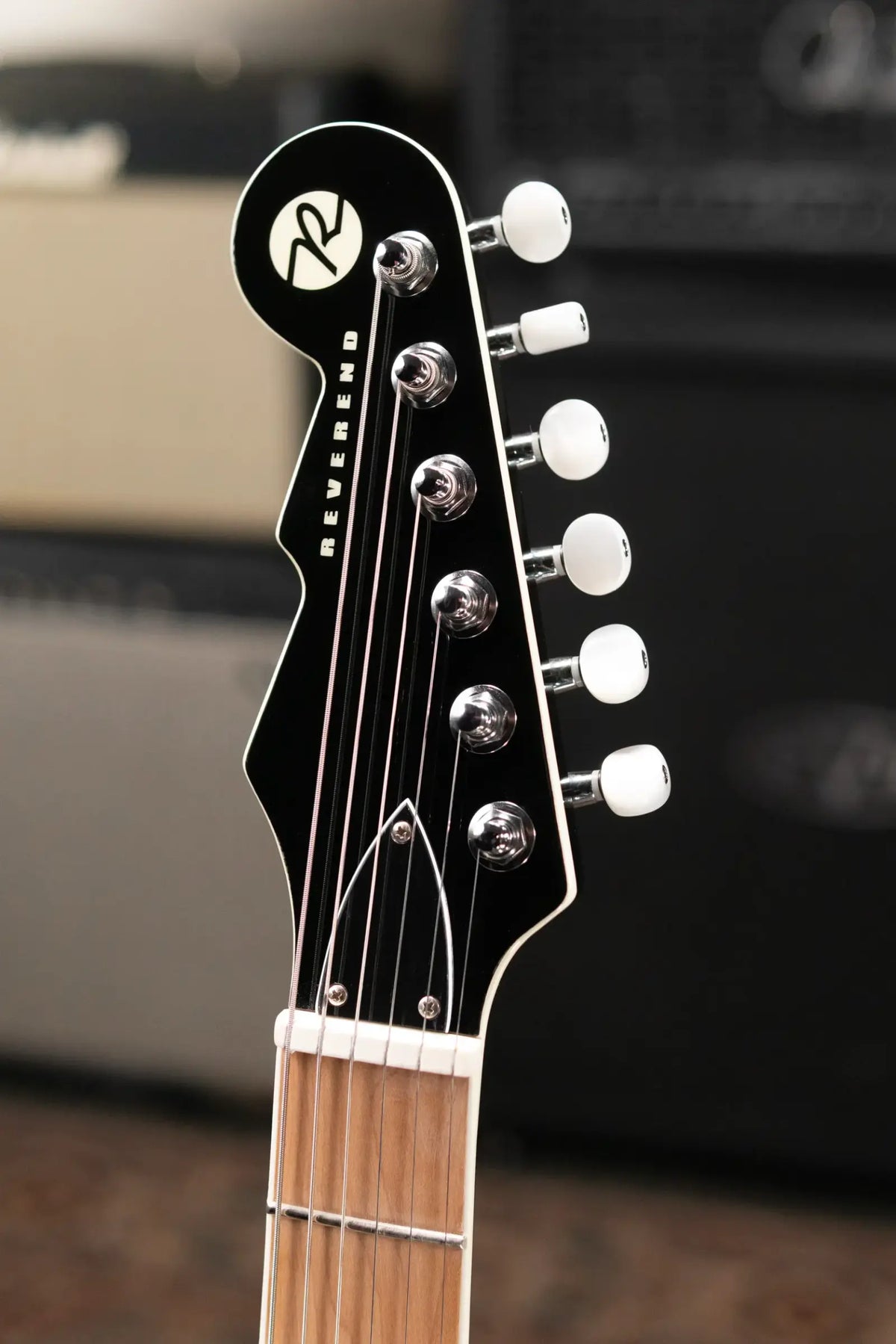 Reverend Matt West Signature Wiz-1 Electric Guitar - Midnight Black