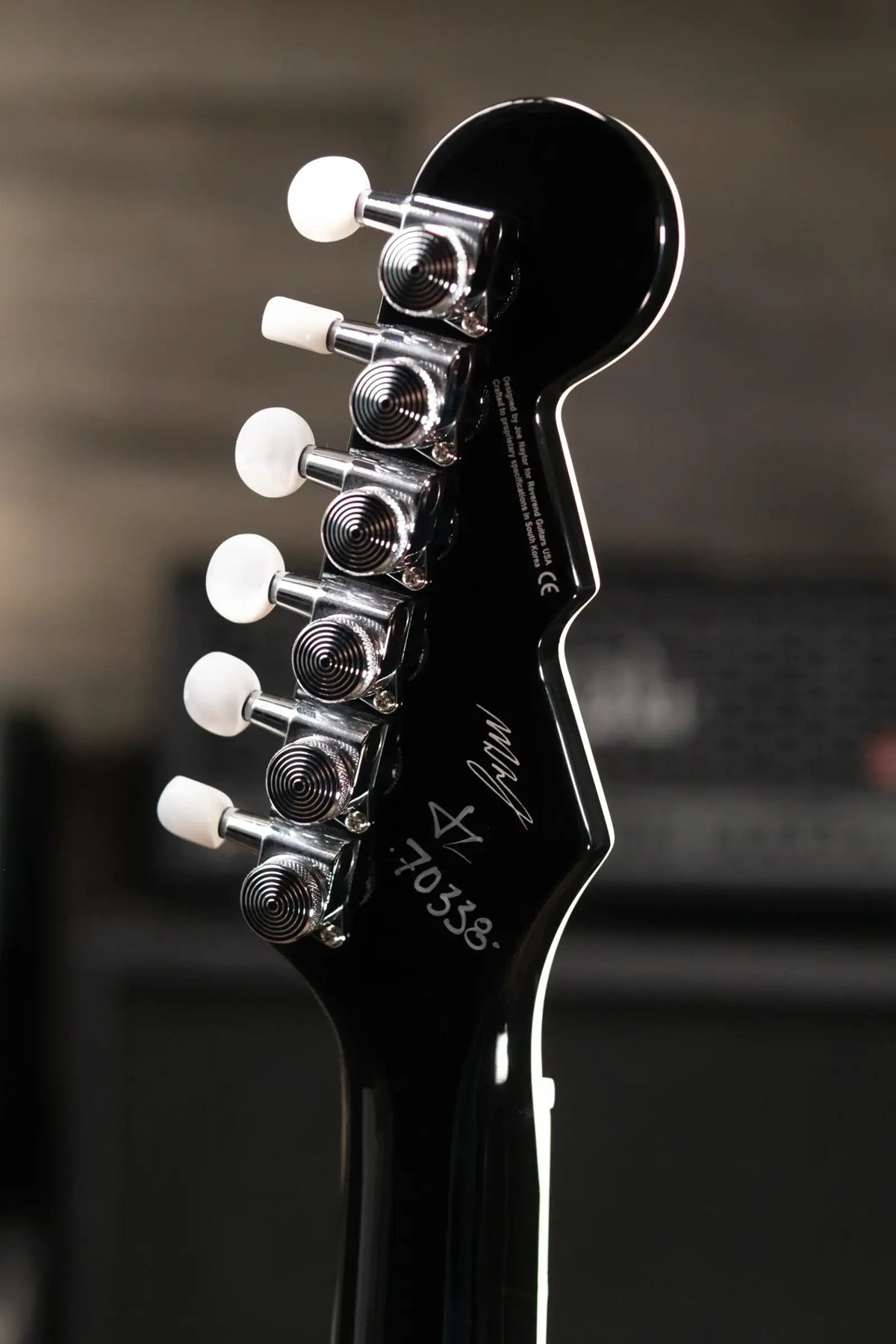 Reverend Matt West Signature Wiz-1 Electric Guitar - Midnight Black