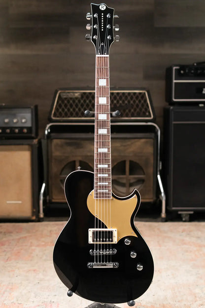 Reverend Roundhouse Jr Electric Guitar - Midnight Black