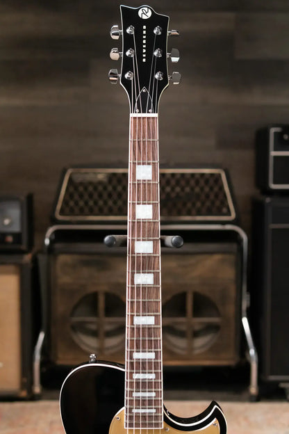 Reverend Roundhouse Jr Electric Guitar - Midnight Black
