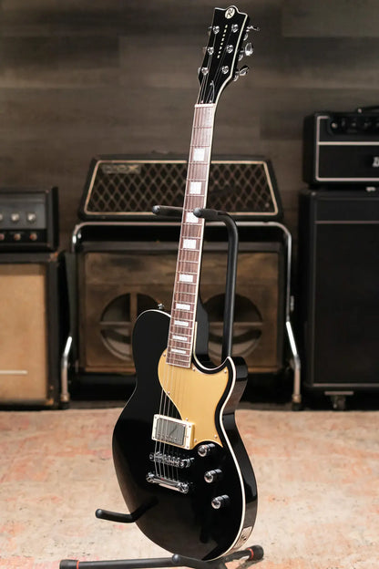 Reverend Roundhouse Jr Electric Guitar - Midnight Black