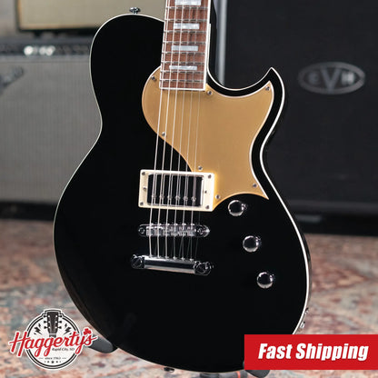 Reverend Roundhouse Jr Electric Guitar - Midnight Black