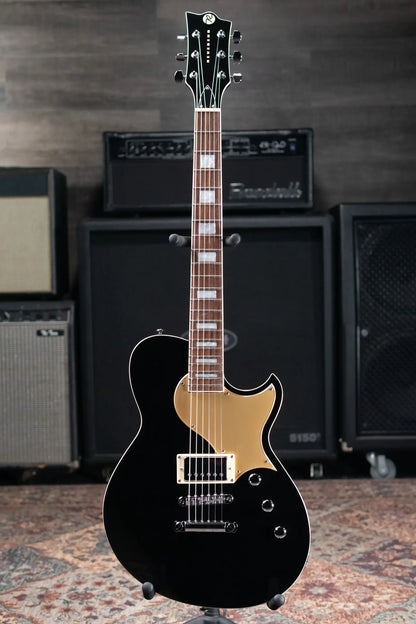 Reverend Roundhouse Jr Electric Guitar - Midnight Black