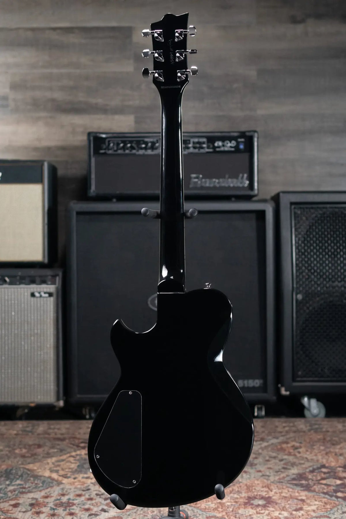 Reverend Roundhouse Jr Electric Guitar - Midnight Black