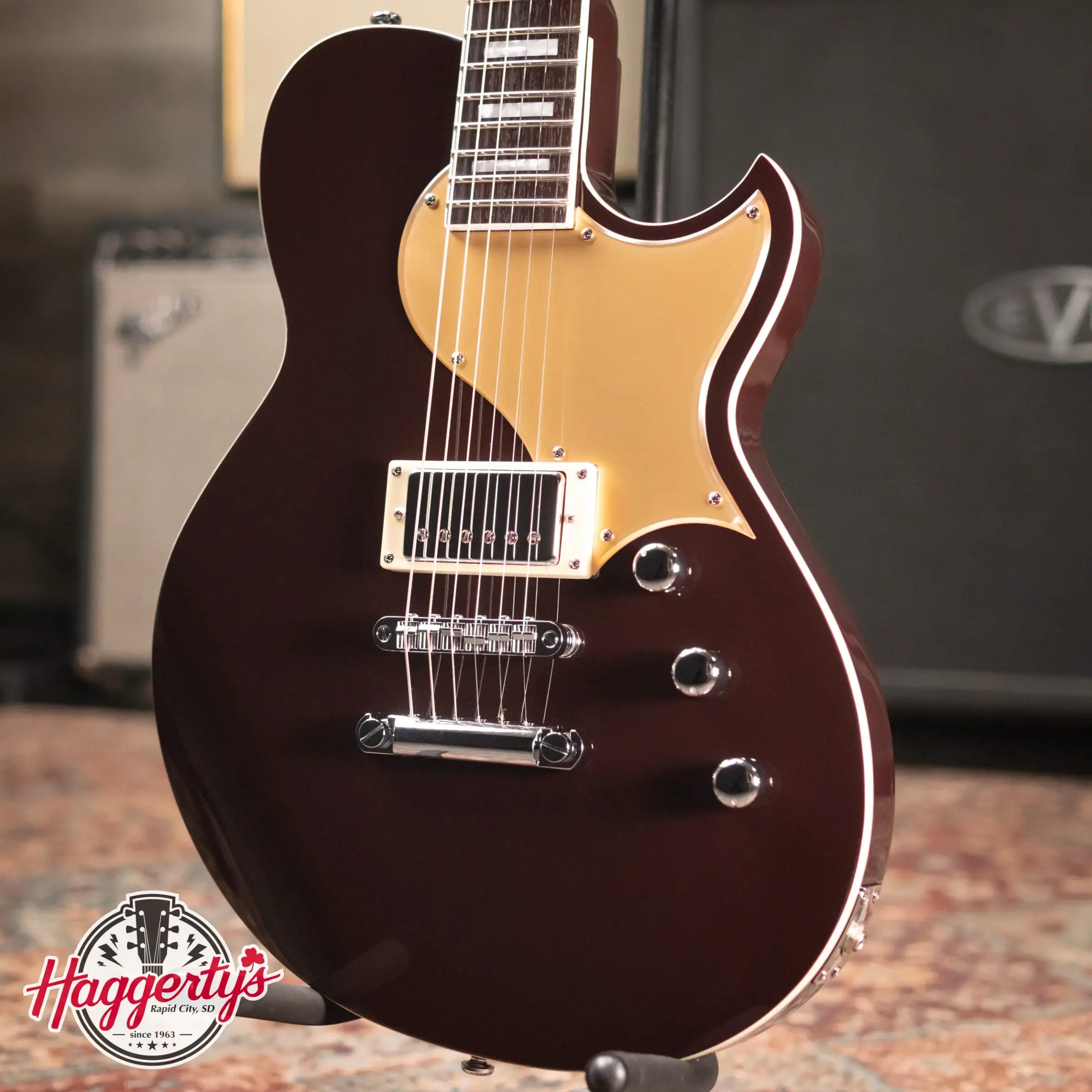 Reverend Roundhouse Jr Electric Guitar - Oxblood