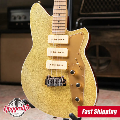 Reverend Ryan Malicsi Signature Electric Guitar - White Gold Sparkle