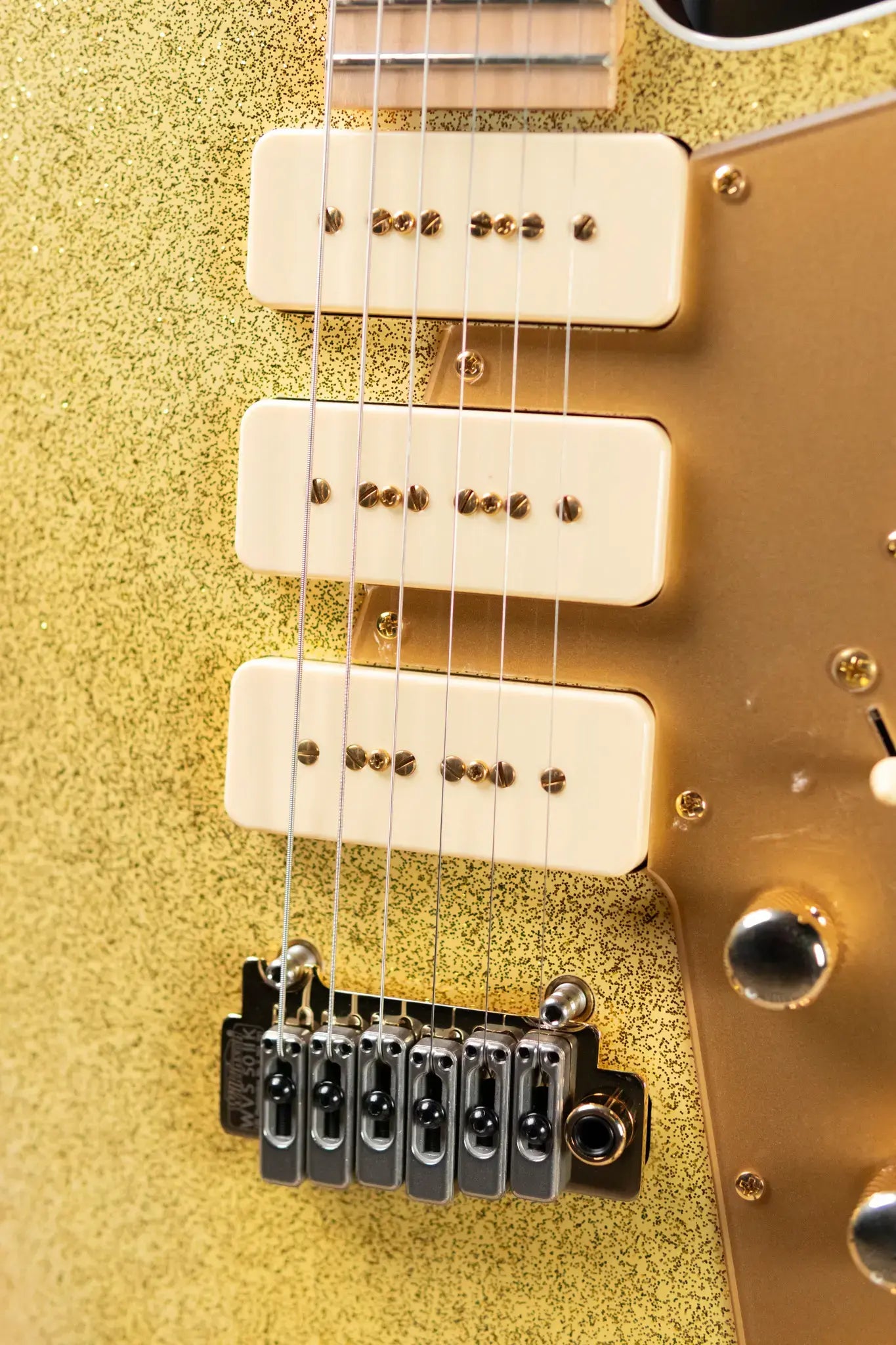 Reverend Ryan Malicsi Signature Electric Guitar - White Gold Sparkle