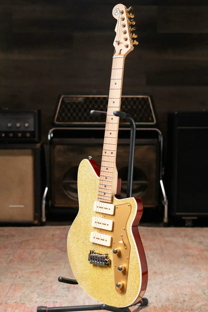 Reverend Ryan Malicsi Signature Electric Guitar - White Gold Sparkle