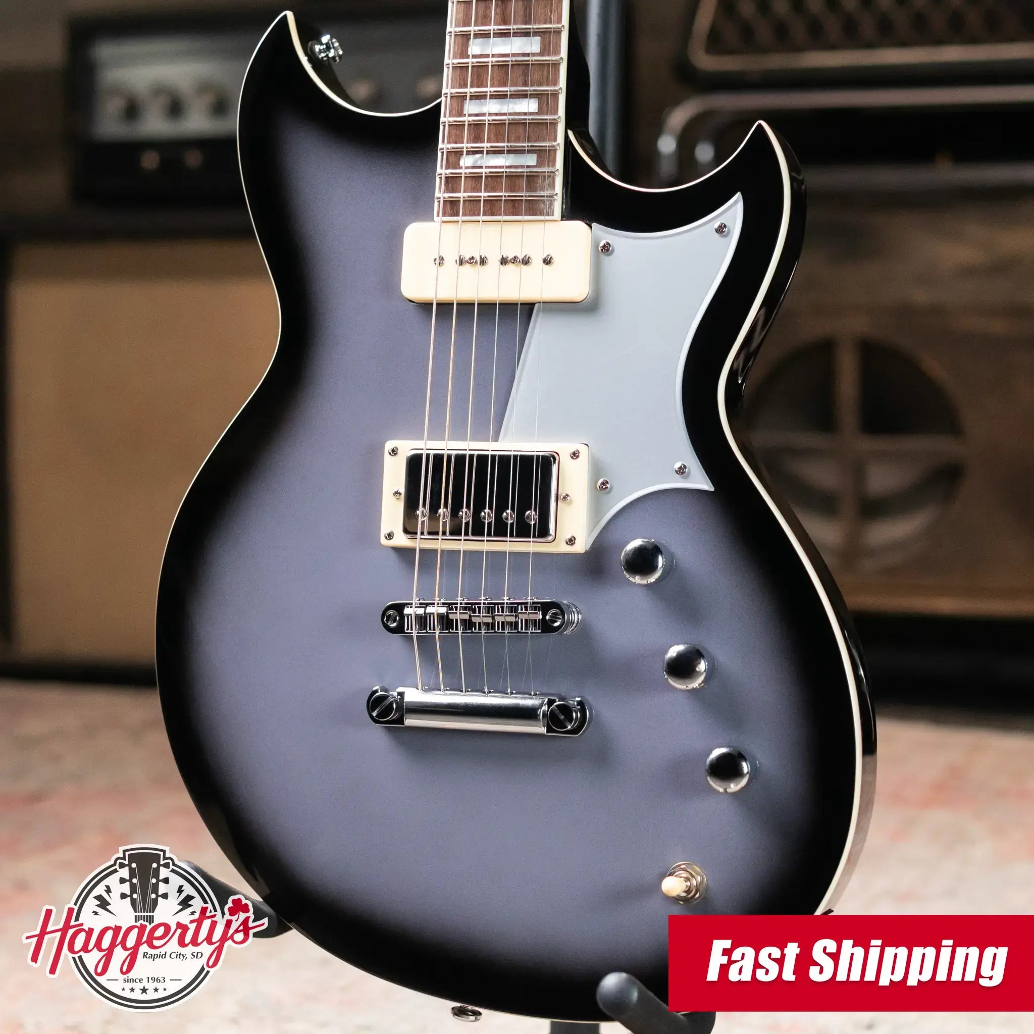 Reverend Sensei H90 Electric Guitar - Periwinkle Burst