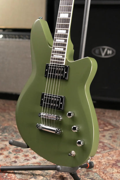 Reverend Shade Balderose Signature Electric Guitar - Army Green