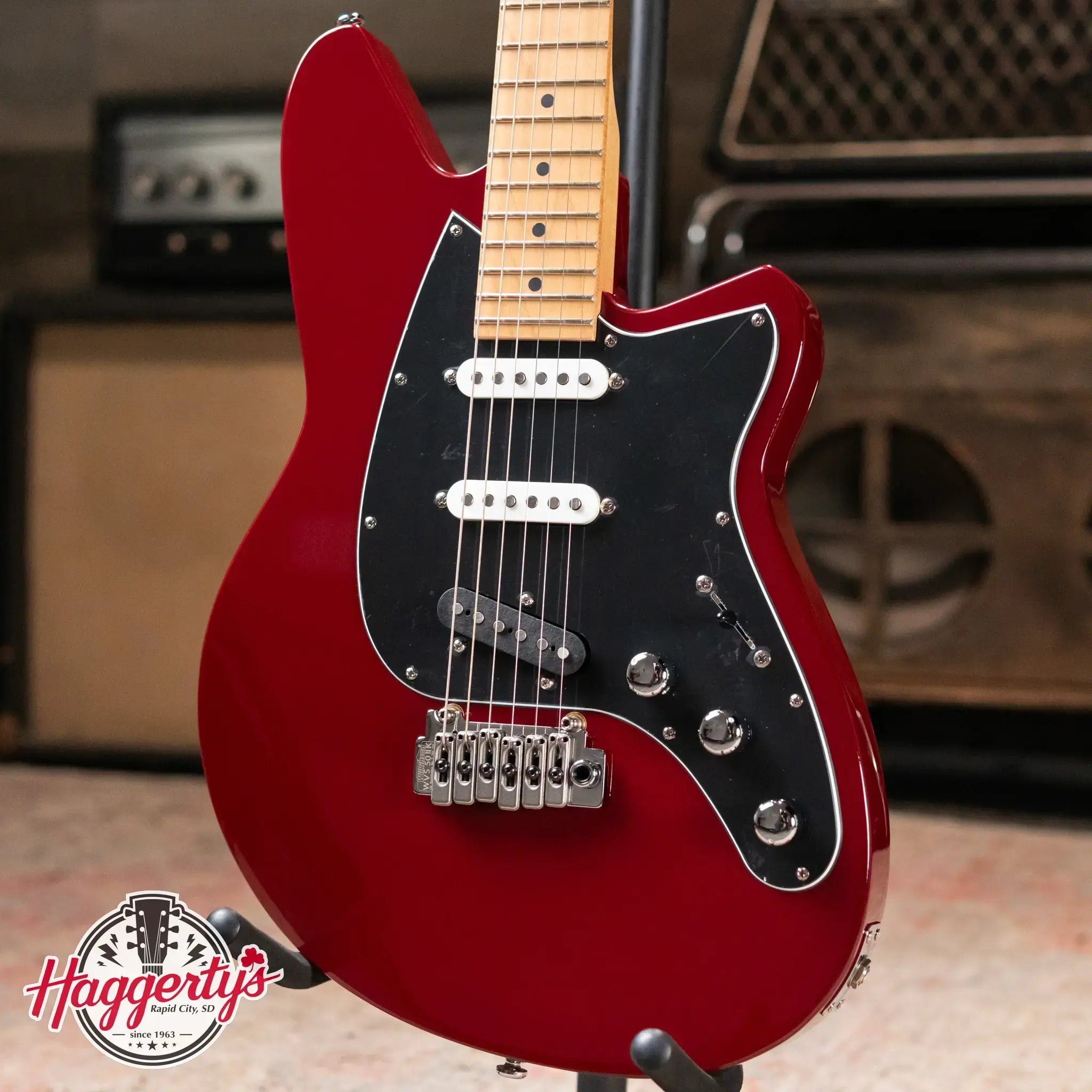 Reverend Six Gun TL Electric Guitar - Medieval Red