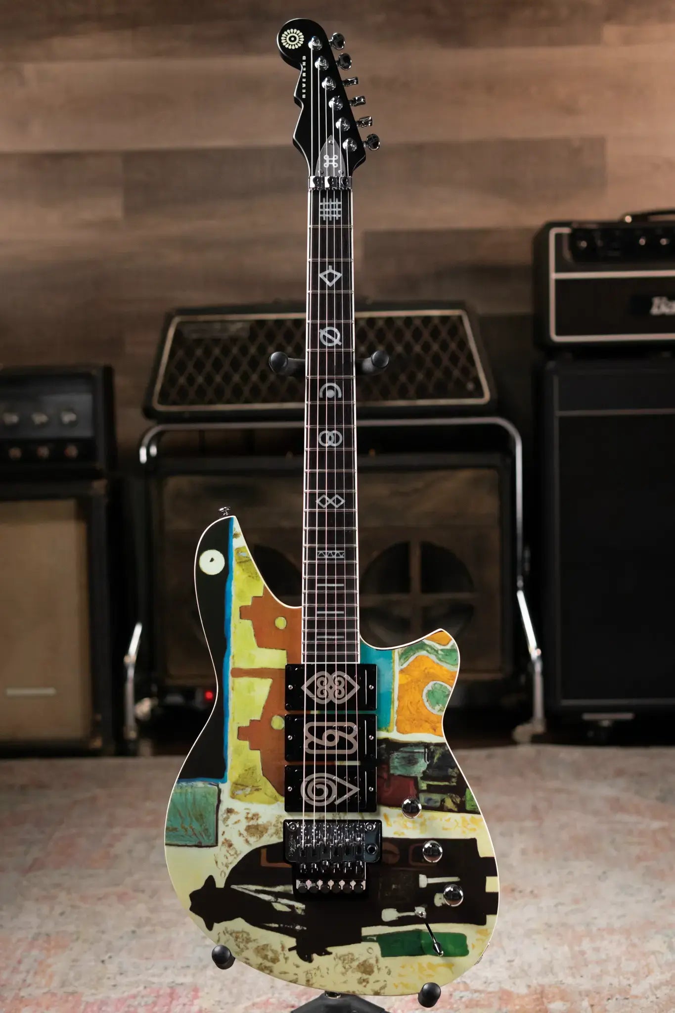 Reverend Vernon Reid Totem Series Electric Guitar - Mystery Tramp