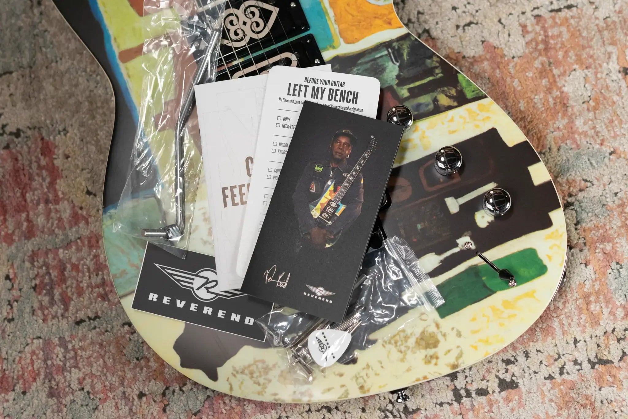 Reverend Vernon Reid Totem Series Electric Guitar - Mystery Tramp