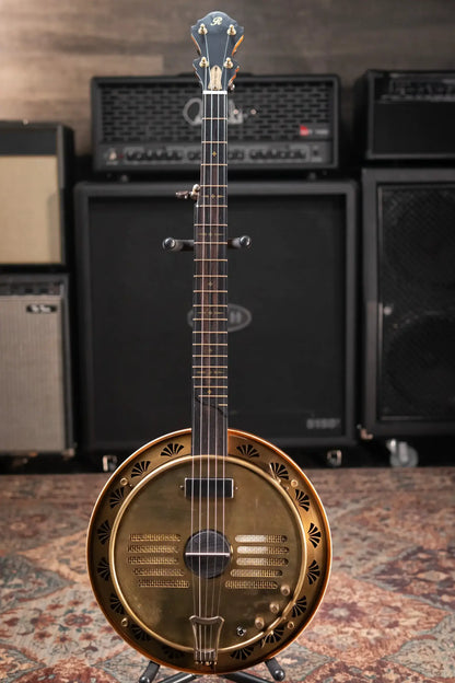 Rickard Resophonic Banjo with Hardshell Case - Used