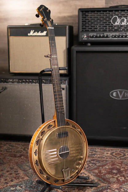 Rickard Resophonic Banjo with Hardshell Case - Used