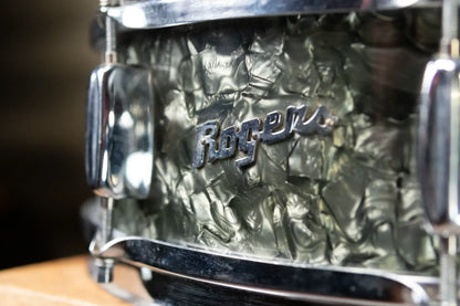 Rogers Powertone 5 x 14 8-Lug Snare Drum - Black Diamond Pearl - Used