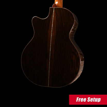Ryan Guitars Mission Grand Concert Acoustic Guitar - Brazilian Rosewood/Adirondack with Hardshell Case - Used