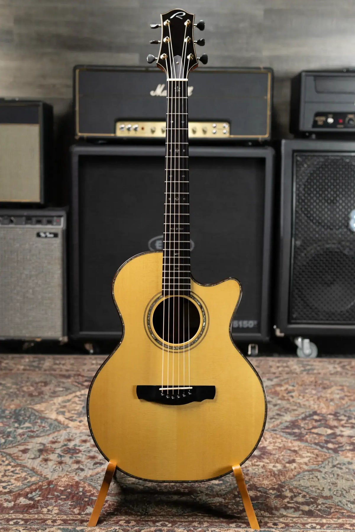 Ryan Guitars Mission Grand Concert Acoustic Guitar - Brazilian Rosewood/Adirondack with Hardshell Case - Used