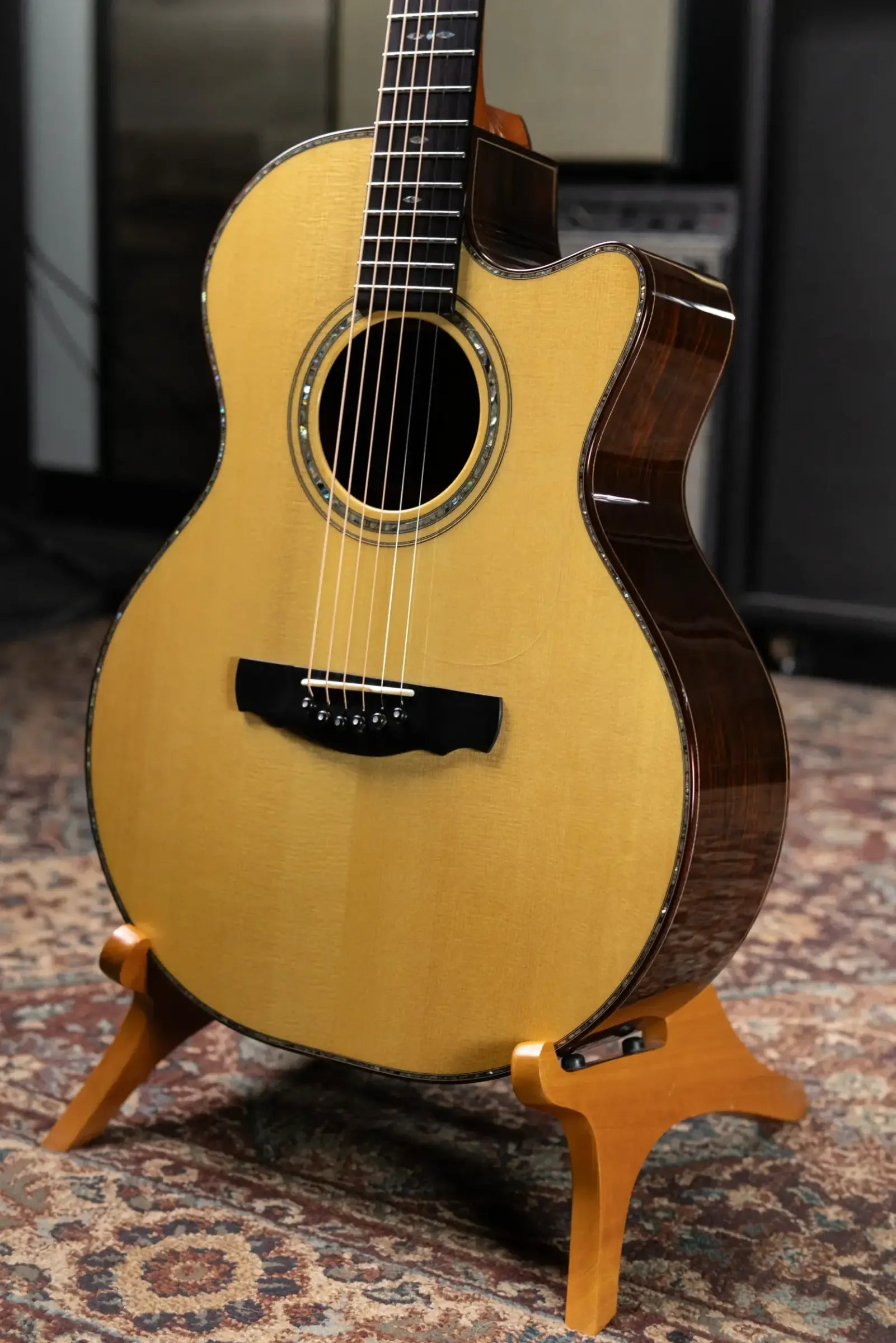 Ryan Guitars Mission Grand Concert Acoustic Guitar - Brazilian Rosewood/Adirondack with Hardshell Case - Used