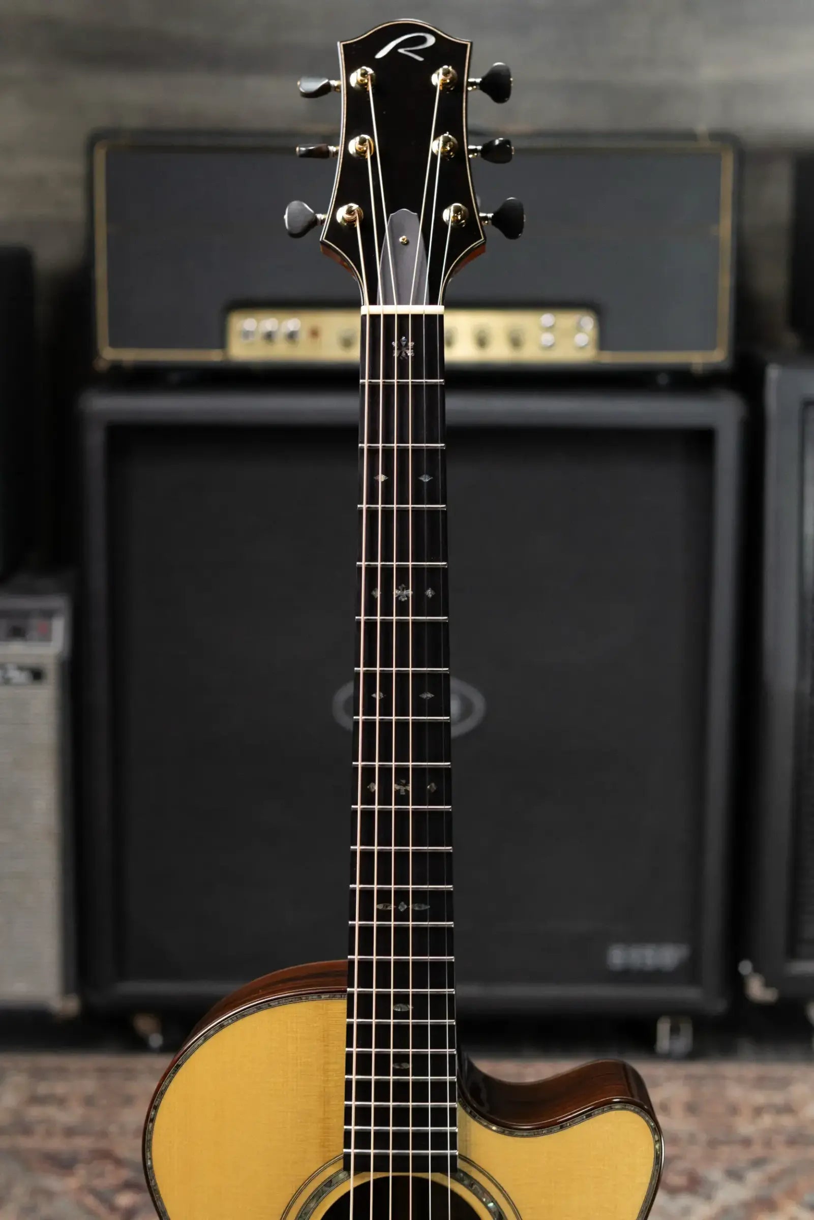 Ryan Guitars Mission Grand Concert Acoustic Guitar - Brazilian Rosewood/Adirondack with Hardshell Case - Used