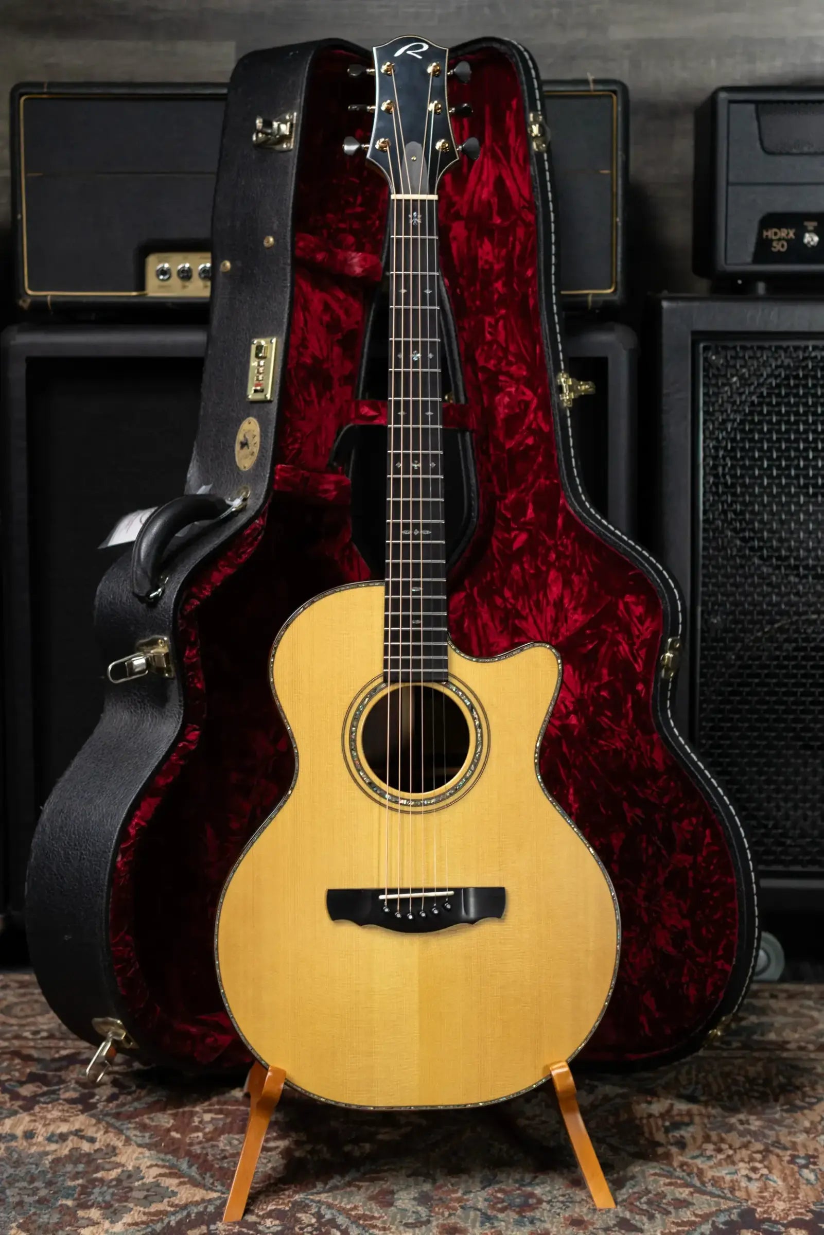 Ryan Guitars Mission Grand Concert Acoustic Guitar - Brazilian Rosewood/Adirondack with Hardshell Case - Used