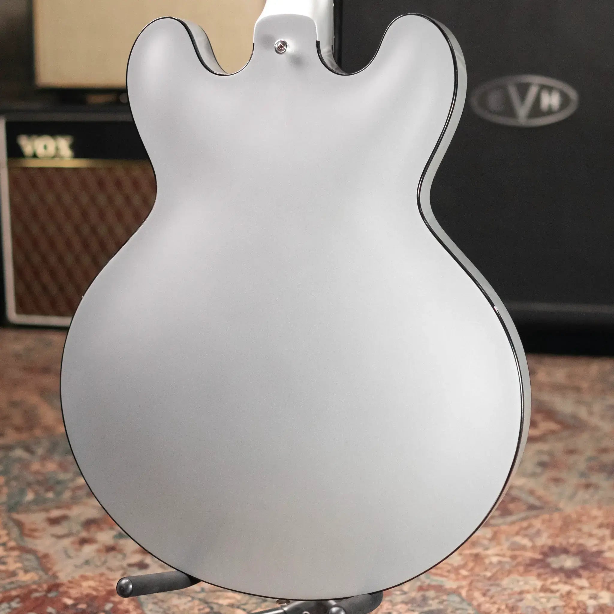 Gibson Custom Shop 1961 ES-335 Semi-Hollow Electric Guitar - Silver with Hardshell Case