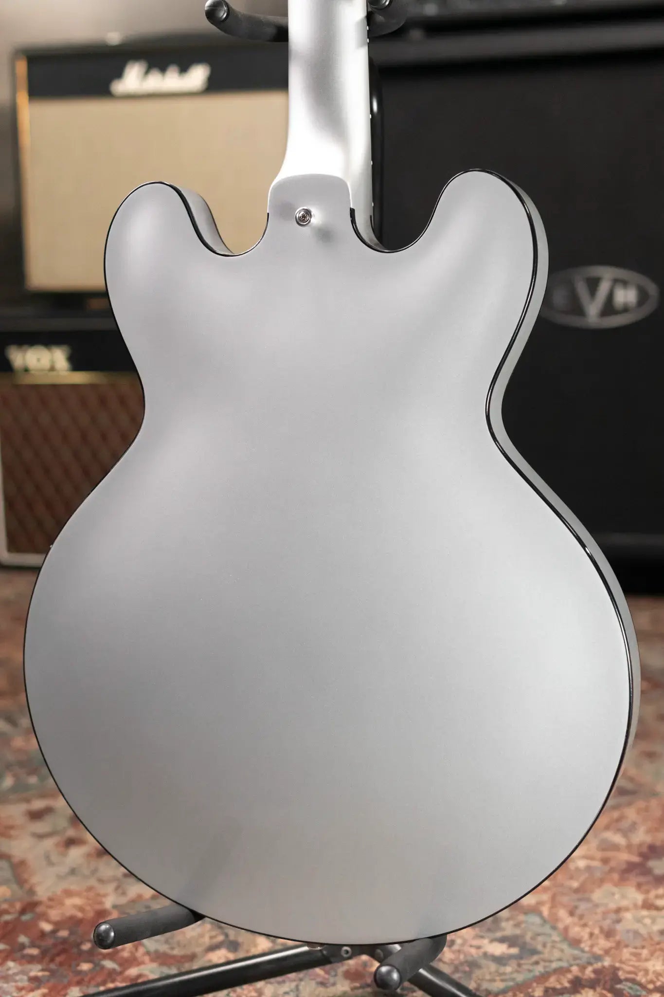 Gibson Custom Shop 1961 ES-335 Semi-Hollow Electric Guitar - Silver with Hardshell Case