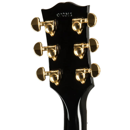 Gibson Custom Shop SG Custom 2-Pickup with Ebony Fingerboard Gloss Electric Guitar - Ebony with Hardshell Case