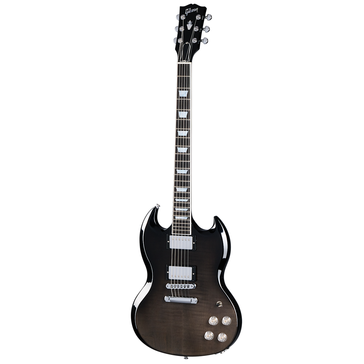 Gibson SG Modern Electric Guitar - Trans Black Fade with Hardshell Case